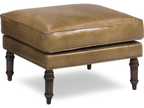 Temple Izzy Leather Ottoman