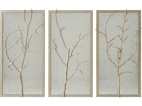 Theodore Alexander Silver / Antique Mirror Wall