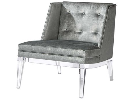 Theodore Alexander Fabric Tufted Accent Chair