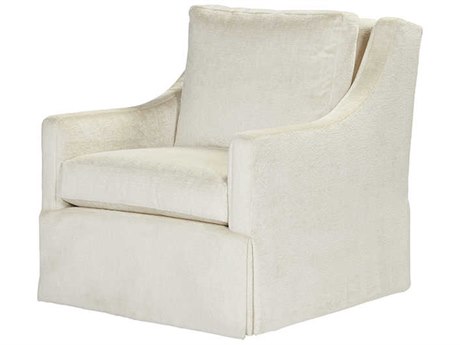 Theodore Alexander Swivel Fabric Accent Chair