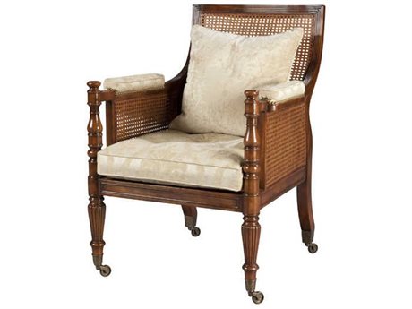 Theodore Alexander Rolling Fabric Accent Chair