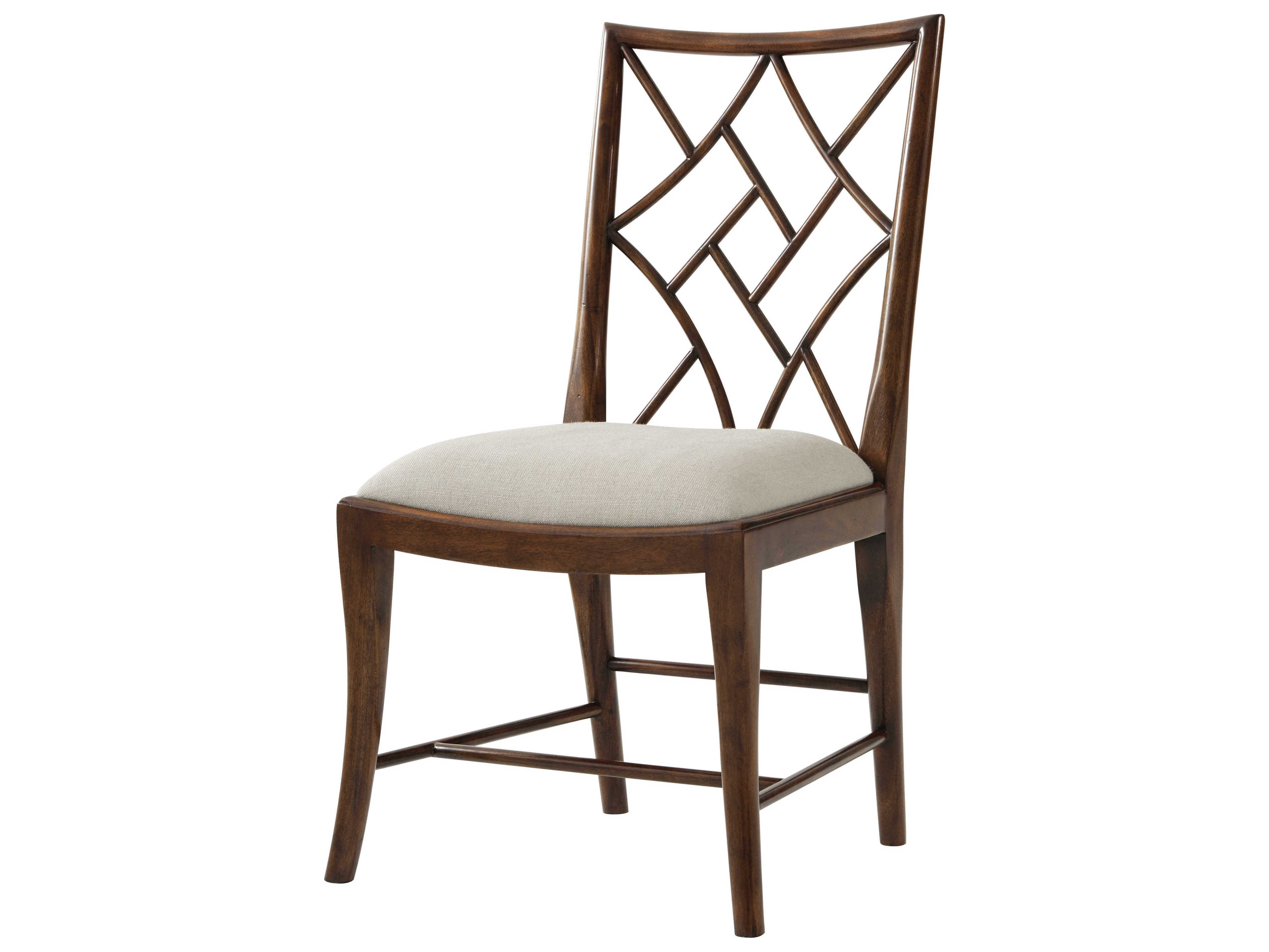 Theodore Alexander Mahogany Side Dining Chair TAL40006131AQG