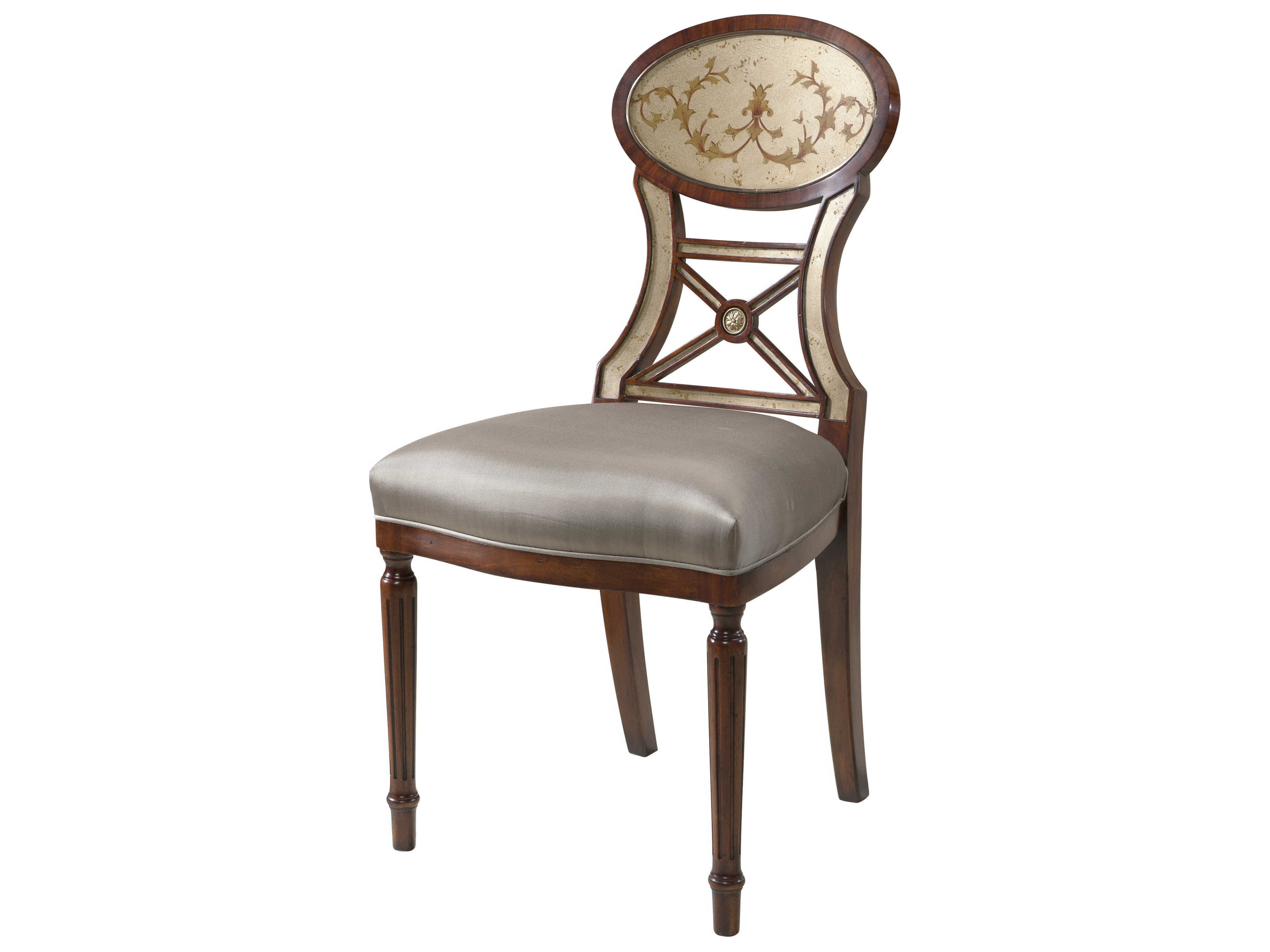 Theodore Alexander Acacia / Morado Veneer Side Dining Chair