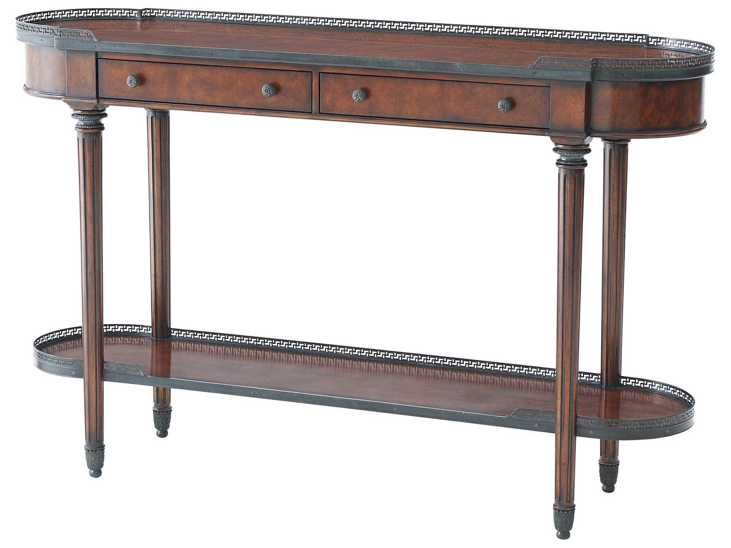 Theodore Alexander Essential Laurel Burl Veneer / Acacia 54'' Wide Oval