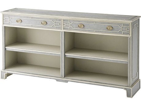 Theodore Alexander George Iii Grey Limestone Bookcase