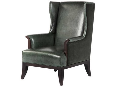 Theodore Alexander Richard Mishaan Leather Accent Chair