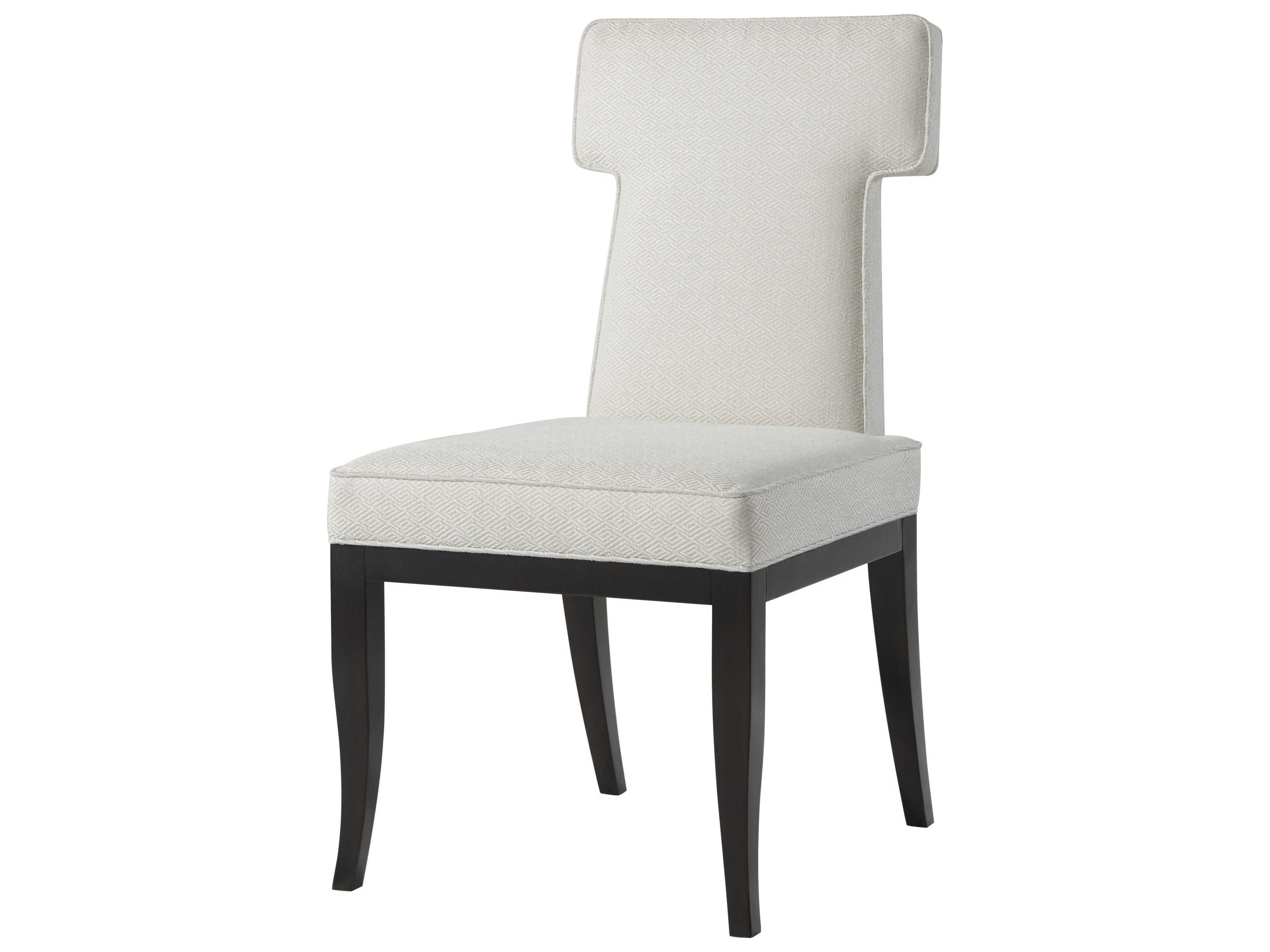 Theodore Alexander Mahogany / Gilt Metal Side Dining Chair TALAC400071AFD