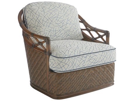 Tommy Bahama Bali Hai Swivel Fabric Accent Chair