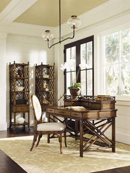 Tommy Bahama Office Desks Luxedecor Tommy Bahama Bali Hai Enchanted Isle Accent Desk With Hutch To593933933bset