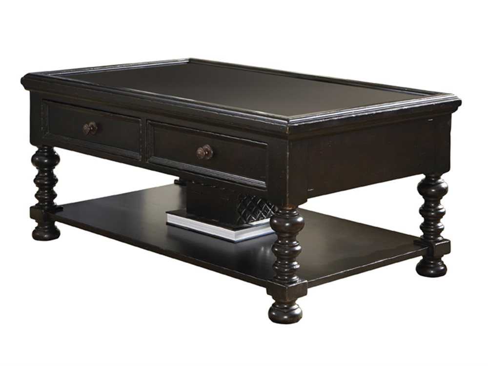 Tommy Bahama Kingstown Explorer 54" Rectangular Wood Cocktail Table