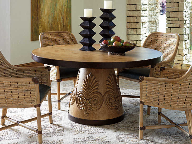 Tommy Bahama Los Altos 60 Wide Round Dining Table To010566875c