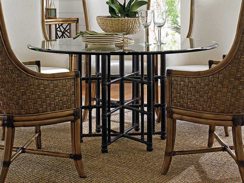 Tommy Bahama Twin Palms 54 Wide Round, Tommy Bahama Round Dining Table