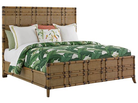 Tommy Bahama Twin Palms Coco Bay Panel Bed 6 0 California King To558135c Tommy Bahama Twin Palms Coco Bay Panel, Breeze White King Panel Bed
