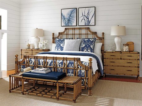 Tommy Bahama Bedroom Sets Luxedecor Tommy Bahama Twin Palms Poster Bed Bedroom Set Tostkittbedset2