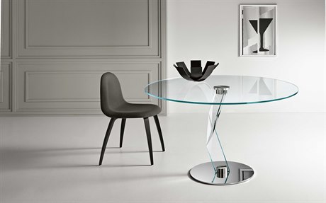 Tonelli Bakkarat Round Glass Dining Table