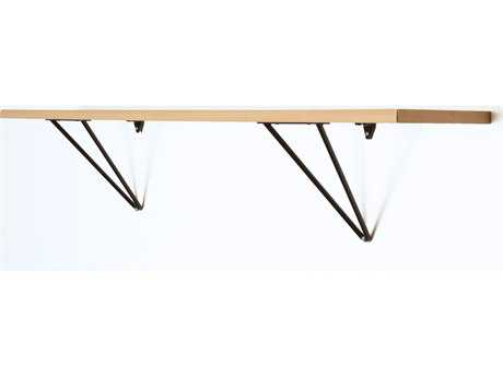 Tronk Design Adams Black 9" Shelf Brackets