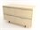 Tronk Design Chapman Small Storage 47" Wide 4-Drawers Brown Walnut Wood Double Dresser  TROCHP2U2DWWALBL