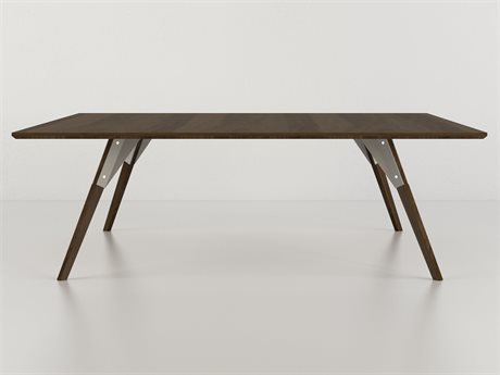 Tronk Design Clarke Collection Rectangular Wood White Coffee Table