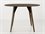 Tronk Design Clarke Collection Black 46'' Wide Round Dining Table  TROCLKDINMPLLGCIRBL