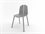 Tronk Design Blood Red Side Dining Chair  TRONOACHRBROAK