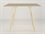 Tronk Design 40" Square Wood White Dining Table  TROCLKDINWALSMSQWH
