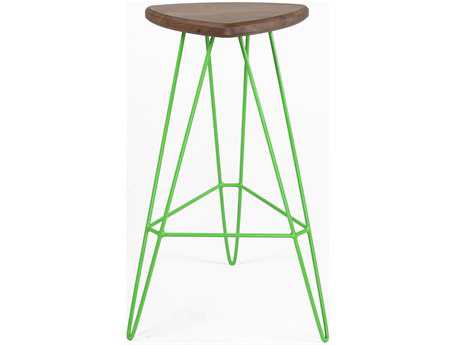 Tronk Design Madison Walnut Wood Bar Stool