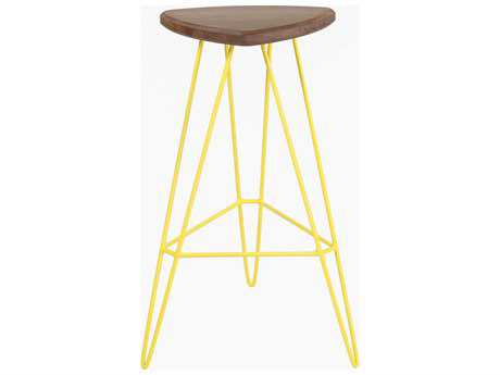 Tronk Design Madison Walnut Wood Bar Stool