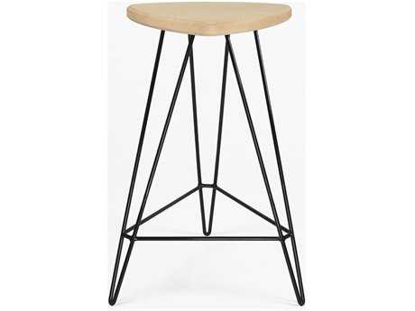 Tronk Design Madison Maple Wood Counter Stool