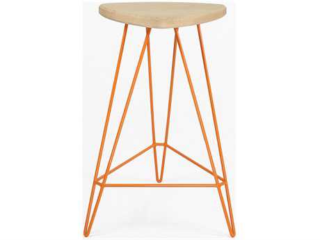 Tronk Design Madison Maple Wood Counter Stool