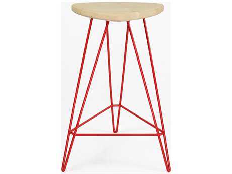 Tronk Design Madison Maple Wood Counter Stool