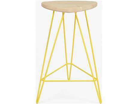 Tronk Design Madison Maple Wood Counter Stool
