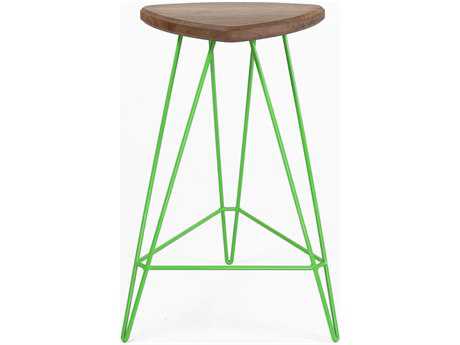 Tronk Design Madison Walnut Wood Counter Stool