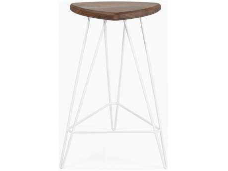 Tronk Design Madison Walnut Wood Counter Stool
