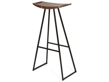 Tronk Design Robert Walnut Wood Bar Stool
