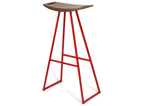 Tronk Design Robert Walnut Wood Bar Stool