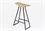 Tronk Design Robert Maple Yellow Side Counter Height Stool  TROROBMPLCTRINLYL