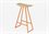Tronk Design Robert Maple White Side Counter Height Stool  TROROBMPLCTRINLWH