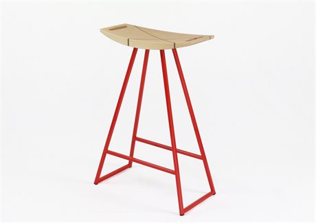 Tronk Design Robert Maple Wood Counter Stool