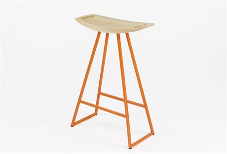 Tronk Design Robert Maple Wood Counter Stool