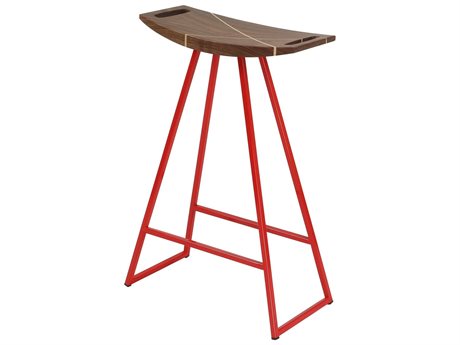 Tronk Design Robert Walnut Wood Counter Stool