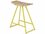 Tronk Design Robert Maple / Brassy Gold Dining Stool  TROROBMPLTBLINLGD