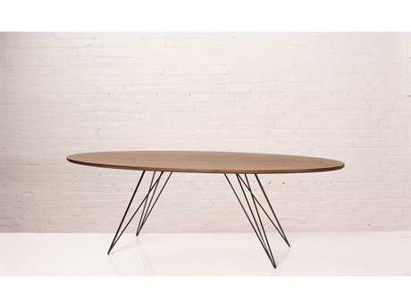 Tronk Design Williams Oval Wood Coffee Table