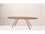 Tronk Design Williams Walnut 54L x 23 Wide Oval Coffee Table  TROWILCOFWALXSMOVLGN