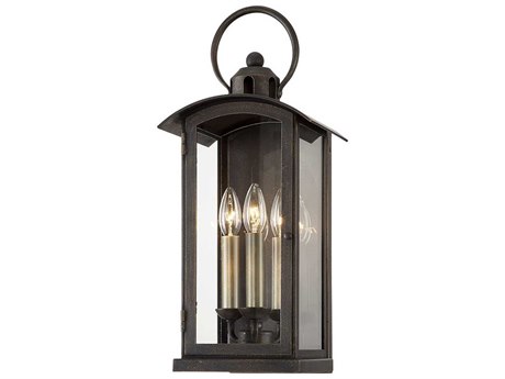 Troy Lighting Chaplin 3 - Light Glass Outdoor Wall Light