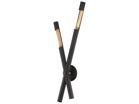 Troy Lighting Hendrix 2-Light Chemical Bronze Wall Sconce