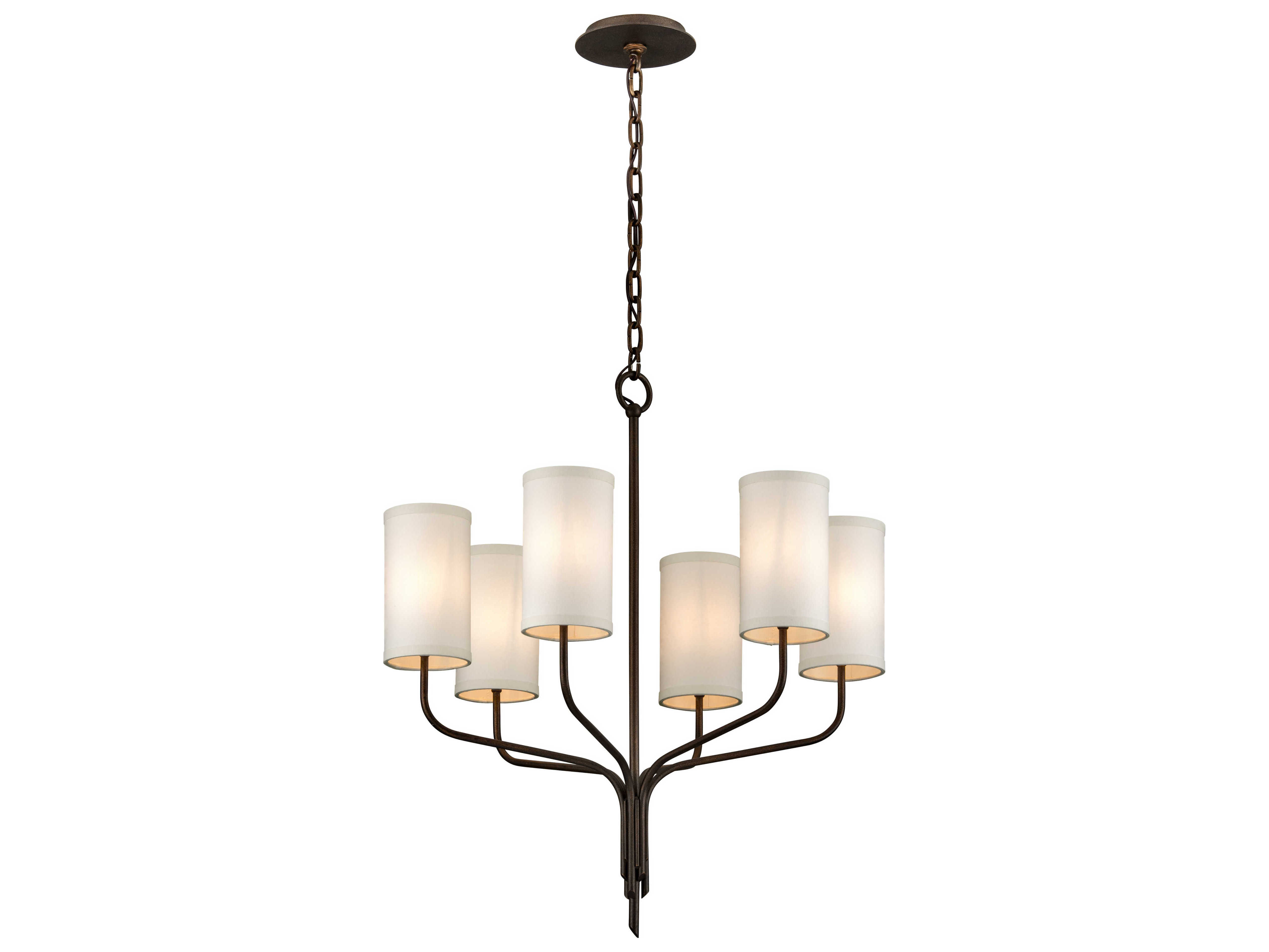 Troy Lighting Juniper Juniper Bronze SixLight 26'' Wide Chandelier