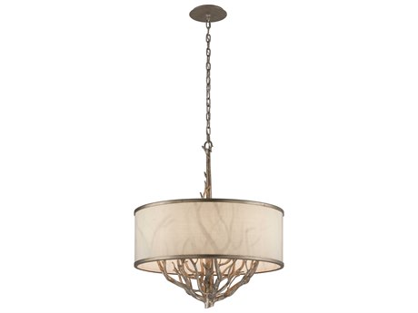 Troy Lighting Whitman 6-Light Vienna Bronze Drum Chandelier