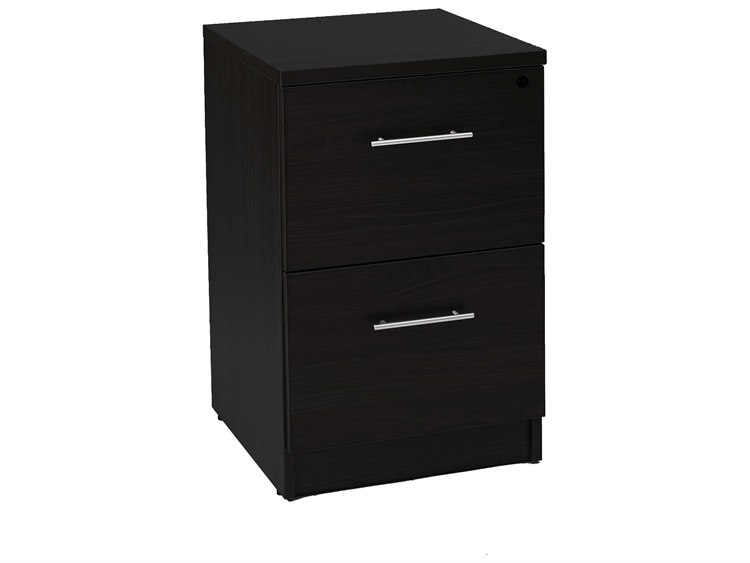 Unique Furniture 100 Series Espresso High Desk File Cabinet Je119202esp