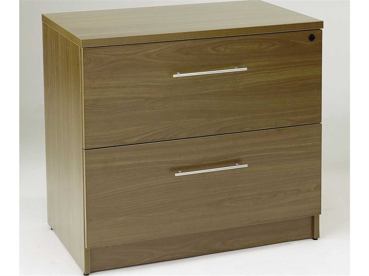 Unique Furniture 100 Series Walnut Lateral File Cabinet Je132202wal