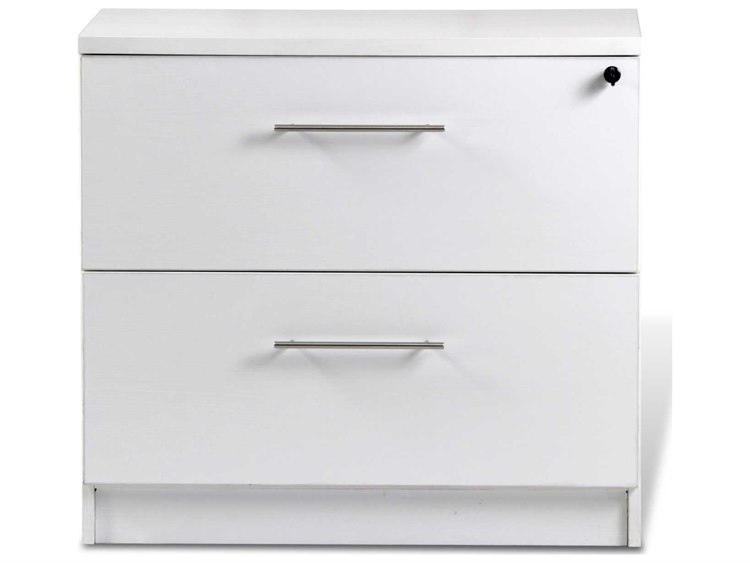 Unique Furniture 100 Series White Two Drawer 32 X 20 Lateral